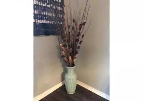 Decorative Vase with Foliage
